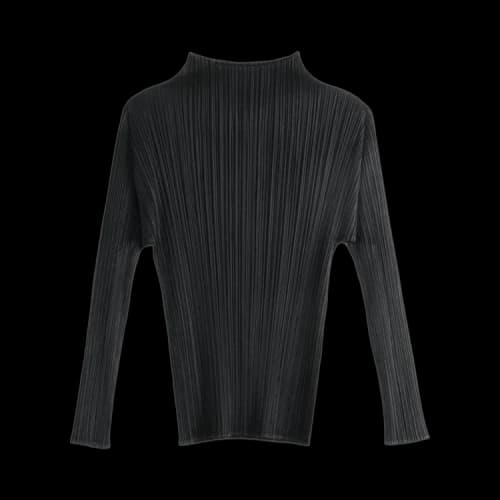 Pleats Please Issey Miyake Basics Shirt 'Black'