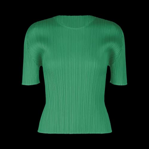 Pleats Please Issey Miyake Monthly Colors July Shirt 'Fresh Green'