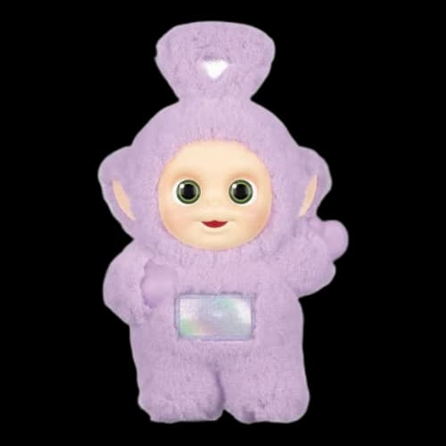 Pop Mart Teletubbies Vibrancy Figures 'Midnight Tinky Winky'
