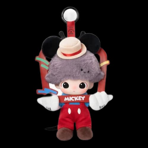 Pop Mart Disney Dimoo World Vinyl Plush Pendant 'Mickey TV Show' Secret Edition