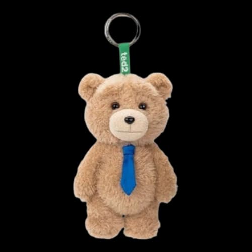 Pop Mart Ted2 Teddy Bear Action Plush Pendant 'Necktie Bear'
