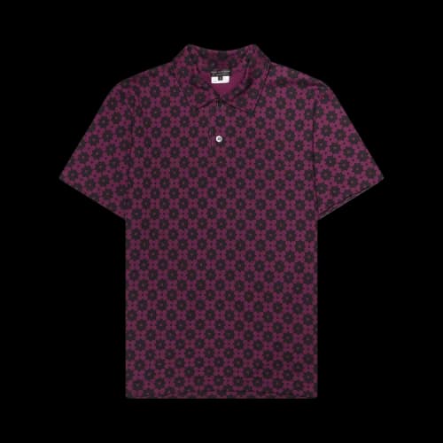 Comme des Garçons Homme Printed Pattern 7A Polo 'Purple/Black'