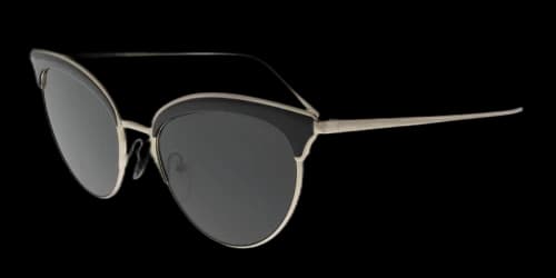 Prada Cateye Sunglasses Pale Gold/Black (PR60VS AAV5S0 CONCEPTUAL)