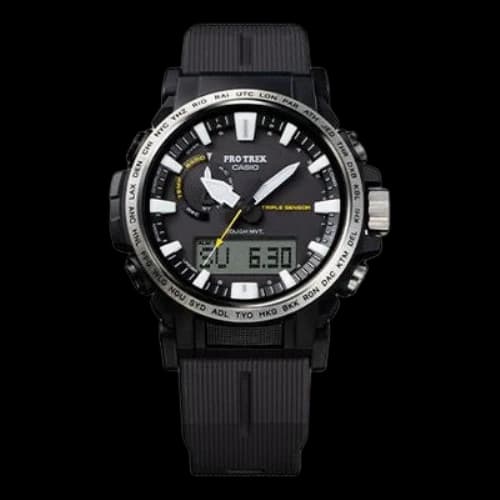 Casio Pro Trek Classic Outdoor Analog-Digital Watch 'Black Silver'