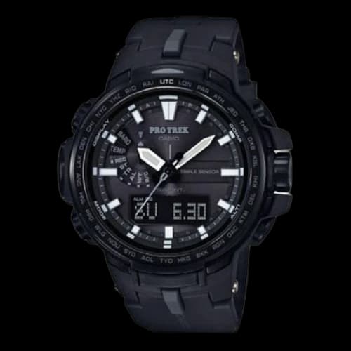 CASIO Waterproof Sports Shockproof Solar Powered Mens Black Analog
