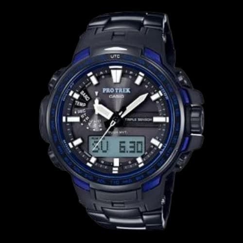 Casio Analog-Digital Watch 'Black Navy Blue'