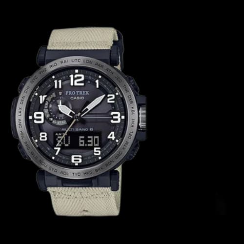 CASIO Protrek Series Fully Automatic Calendar Strap 100m Waterproof Solar Powered Quartz Watch Mens
