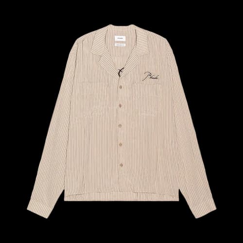 Rhude Trooper Shirt 'Tan/Navy'