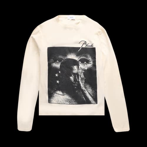 Rhude Beauty Long-Sleeve 'White'
