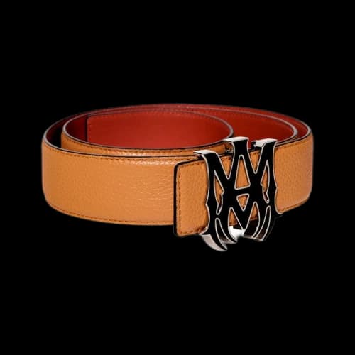 Amiri Pebbled 4cm MA Belt 'Orange'
