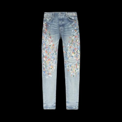 Amiri Skinny Painter Jean 'Clay Indigo'