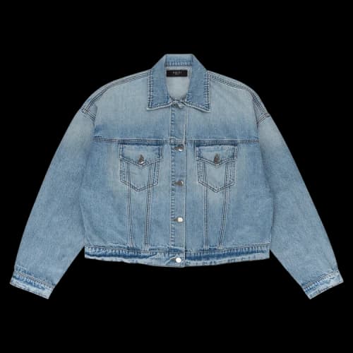 Amiri Oversized Trucker Denim Jackets 'Clay Indigo'