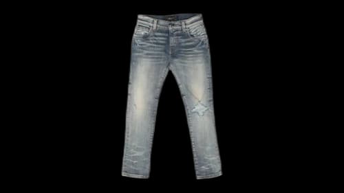 AMIRI Kids' Broken Jeans Clay Indigo