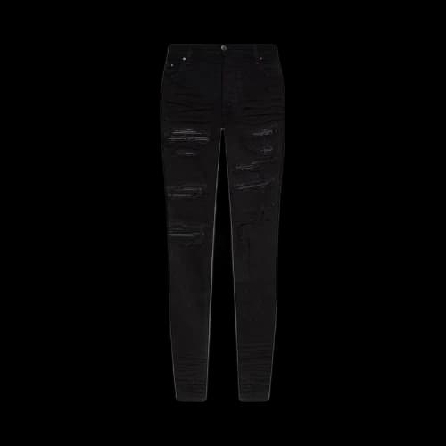 Amiri Leather Thrasher 'Black Od'
