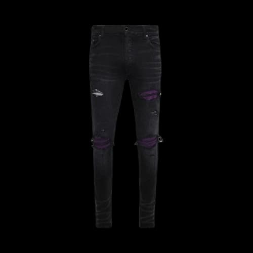 Amiri MX1 Ultra Suede Jeans 'Black'