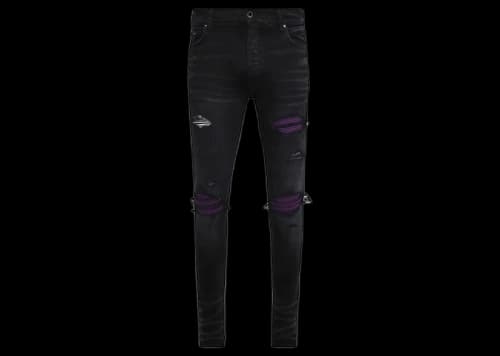 AMIRI MX1 Ultra Suede Jeans Black