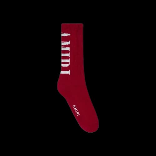 Amiri Core Logo Sock 'Red'