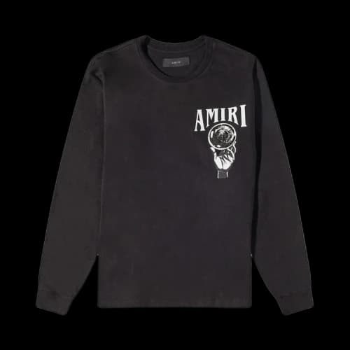 Amiri Crystal Ball Long-Sleeve Tee 'Black'