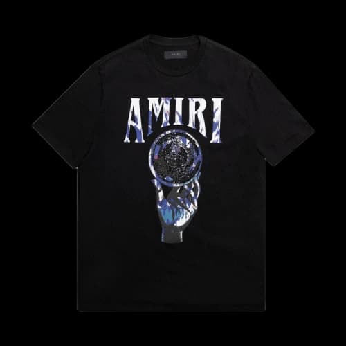 Amiri Crystal Ball Short-Sleeve Tee 'Black'