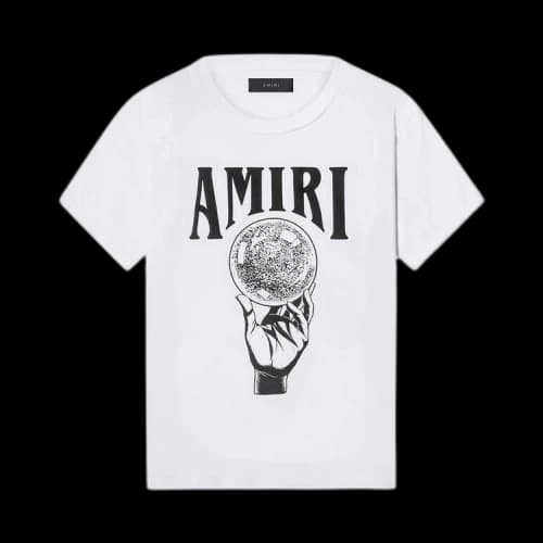 Amiri Crystal Ball Short-Sleeve Tee 'White'
