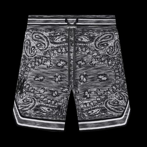 Amiri Space Dye Bandana Shorts 'Black'