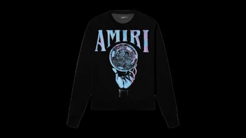 AMIRI Crystal Ball Design Jumper Black