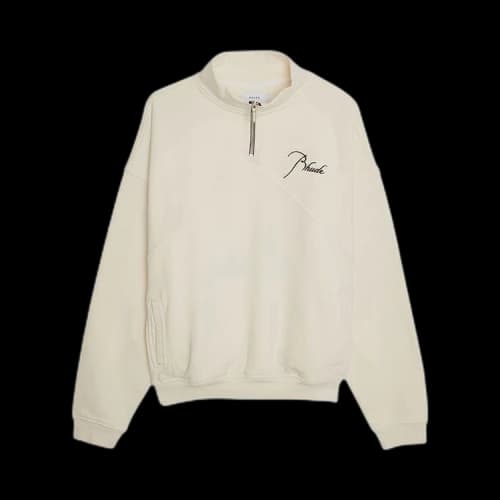 Rhude Classic Quarter Zip 'Vintage White'