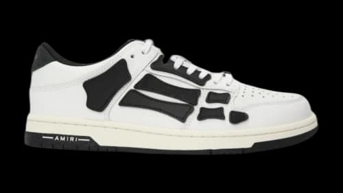 Amiri Skel Top Low (Women's) White Black