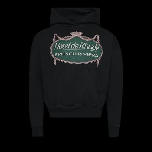 Rhude Riviera Hoodie 'Vintage Black'