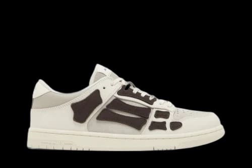 Amiri Skel Top Low 'White Brown'