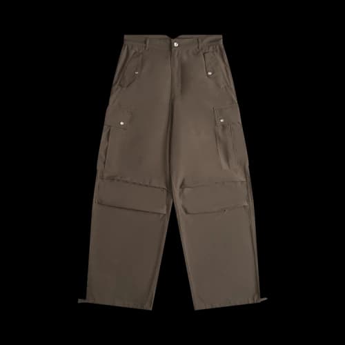 Rhude Seersucker Parachute Pant 'Olive'