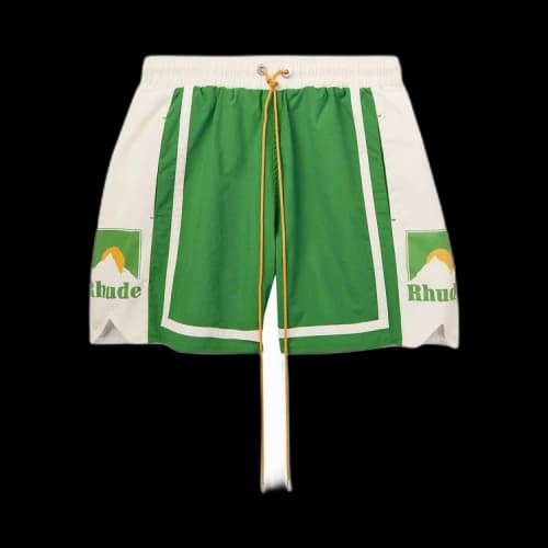 Rhude Moonlight Short 'Green/Ivory'
