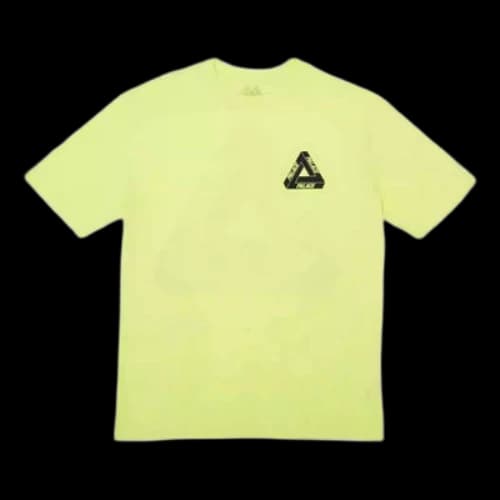 Palace Skateboards Tri-Ferg Short Sleeve T-Shirt 'Yellow'