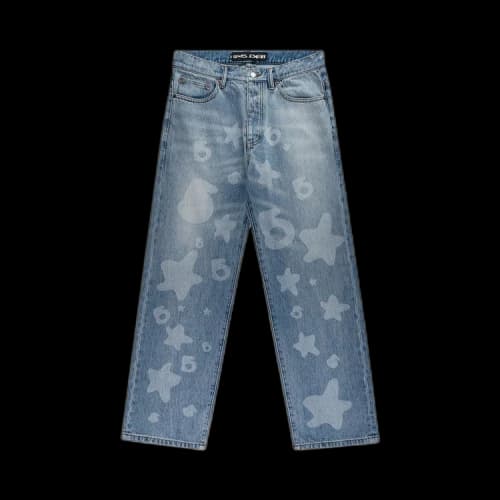 Sp5der Beluga Denim 'Light Blue Wash'