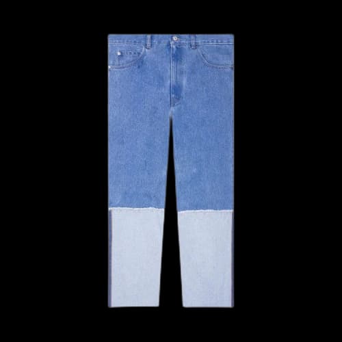 Marni Contrast Denim Trousers 'Cobalt'
