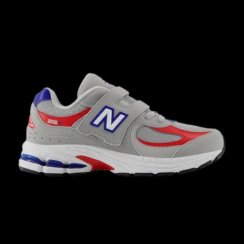 New Balance 2002R Hook & Loop Little Kid Wide 'Raincloud True Red'