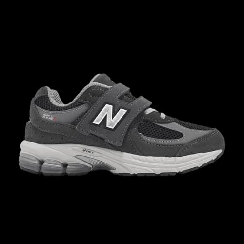 New Balance 2002R Little Kid Wide 'Grey Black'