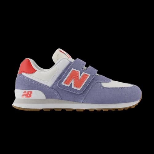 New Balance 574 Hook & Loop Little Kid Wide 'Dusk Shower Drifting Red'