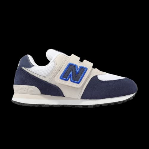 New Balance 574 Little Kid Wide 'White Navy'