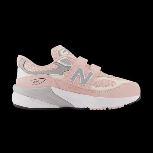 New Balance 990v6 Hook & Loop Little Kid Wide 'Pink Haze'