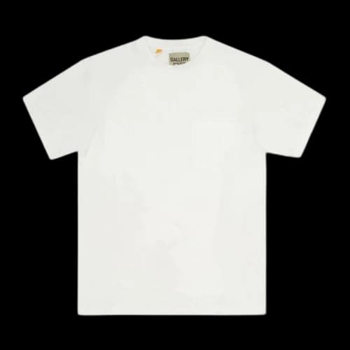 Gallery Dept. Plain Vintage Pocket Tee 'White'