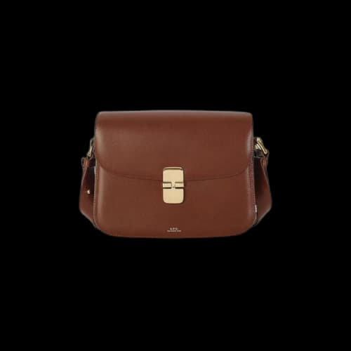 A.P.C. Grace Shoulder Bag 'Hazelnut'