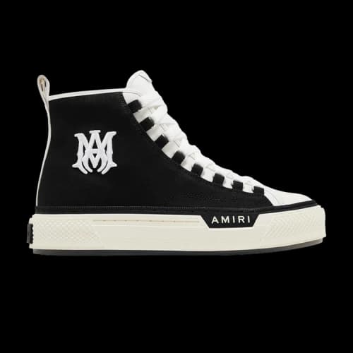 Amiri M.A. Logo Court High 'Black White'