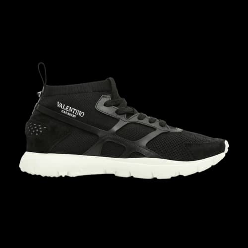 Valentino Sound High Sock Sneaker 'Black'