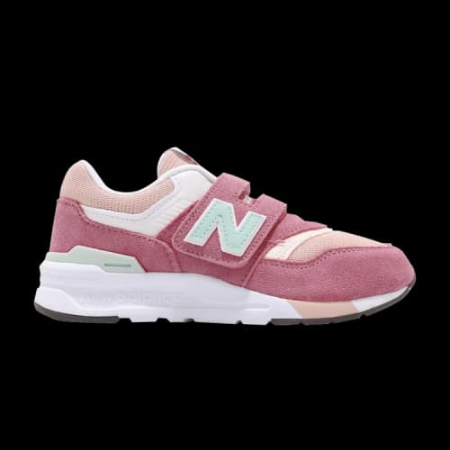 New Balance 997 Wide Little Kids 'Pink Green White'