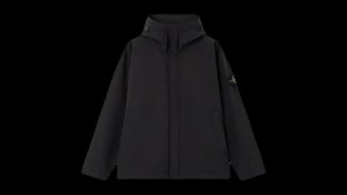 Stone Island Soft Shell-R E.Dye Technology Recycled Polyester Q100010 Parka Black