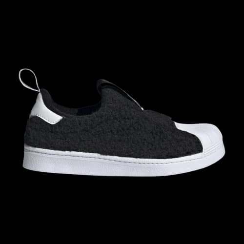(GS) adidas Superstar 360 J 'Black Teddy Bear Fur'