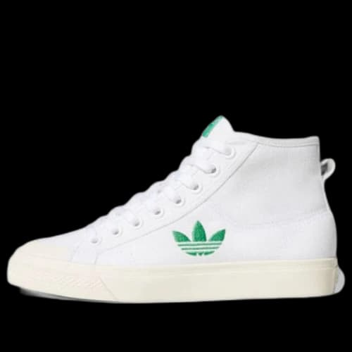 adidas Nizza Trefoil Hi 'White Green' (Women's)