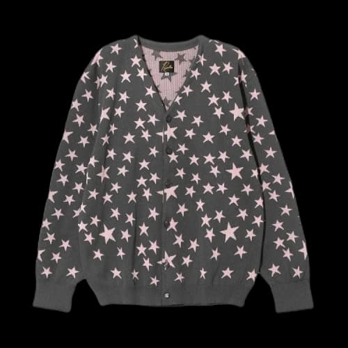 Needles V-Neck Cardigan 'Charcoal'
