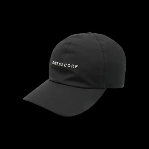 Rick Owens Baseball Cap 'Black/Pearl'